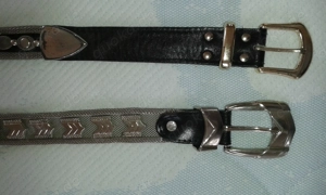 2 wunderschöne ausgefallene Herren-Gürtel  zu verkaufen