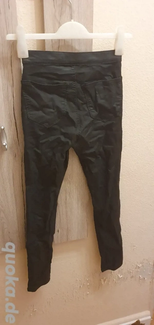 Schwarze Highwaist skinny fit plain streachable Jeans von topshop Größe S