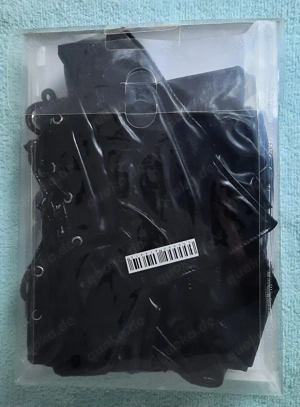 Lack-Kleid, Lack Shorts in schwarz Größe M Bild 2