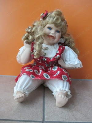 Puppe - Schöne Deko Porzellanpuppe   UNBENUTZT!