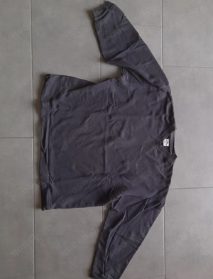 Fruit of the Loom Langarmshirt   Dunkelgrau   Größe M   getragen