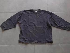 Fruit of the Loom Langarmshirt   Dunkelgrau   Größe M   getragen