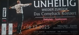 UNHEILIG Comeback-Tour in München am 18.12.25