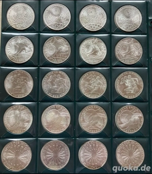 10 DM Silber Gedenkmünzen Konvolut - BRD