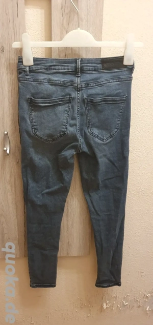 Midwaist skinny Jeans in grau blau Größe xs(34) 