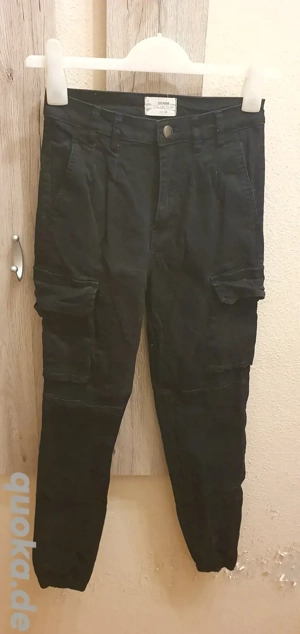 Schwarze Highwaist Cargo Hose von tally weijl denim collection größe xs(32-34) 