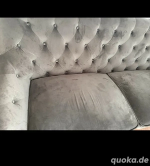 Sofa in Grau Breite Höhe Tiefe:196 90 90 cm