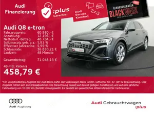 Audi Q8 e-tron 2x S line 55 qu. *ACC*AHK*MATRIX*8fach