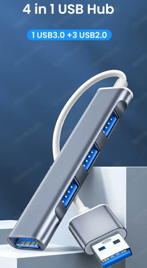 USB 3.0 Hub Adapter 4-Port USB Verteiler