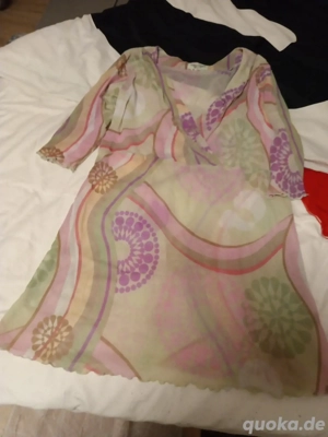 Damen Tunika Bluse bunt gr 44 46