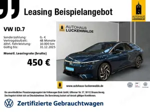 Volkswagen ID.7 Pro *PANO*IQ-MATRIX*AHK*360°*WärmeP*NAV*