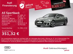 Audi A5 40TFSI qu. 2x S line*PANO*AHK*8fach