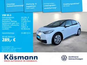 Volkswagen ID.3 Pro 58kWh NAVI SHZ