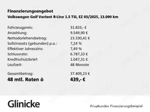 Volkswagen Golf Variant Golf VIII Variant 1.5TSI R-Line Navi LED AHK RFK Bild 2