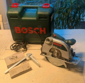 Bosch Handkreissäge PKS54 mit Zubehör und Koffer (2111)