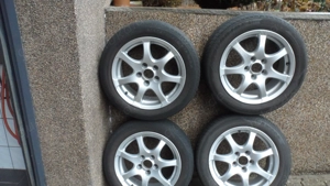 4 Anzio - Alufelgen 7 J 16 H2 KBA Nr. 47026 mit Winterreifen