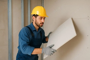 Trockenbau, Montage von Trennwänden, abgehängten Decken und usw.