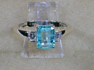 NEU: Ring 18 - 56,5 585 Gold Sambia Smaragd + Diamanten Bild 2