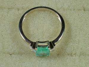 NEU: Ring 18 - 56,5 585 Gold Sambia Smaragd + Diamanten Bild 5