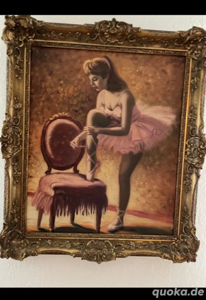 Ölgemälde wunderschöne Ballerina