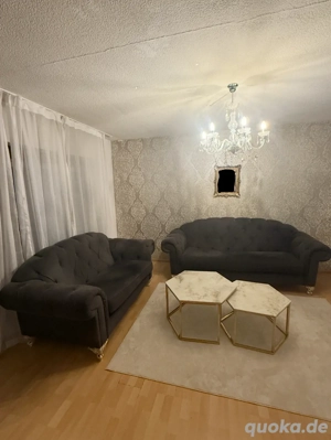 Chesterfield Sofagarnitur 3+2+1 - anthrazid