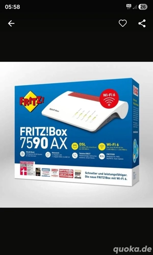 Fritzbox 7590 AX neu