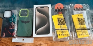 iPhone 15 Pro 128 GB in Natural Titanium, top Zustand inkl. Zubehör