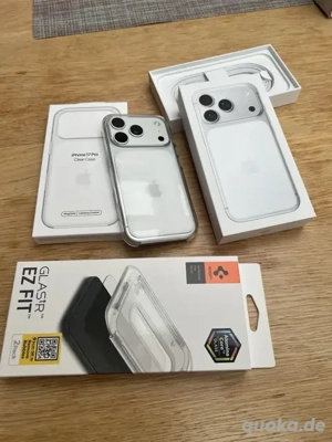 Apple iPhone 17 pro Max 256GB weib smart phone mit OVP und Zubehör set + garantie 