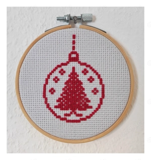 Kreuzstich Bild - Weihnachtsmotiv