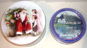 2x Blechdose Gebäckdose Keksdose Plätzchendose Weihnachtsmotiv von Nomita und Danish Harmony