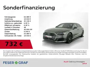 Audi A8 L 60 TFSI Pano,SportExterieur,Standhzg,BO,Sitzbel