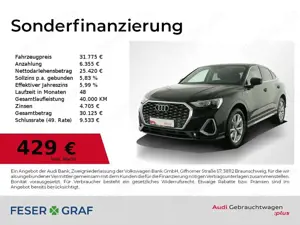 Audi Q3 Sportback S line 45 TFSI e Navi Plus/ Panorama/ vi