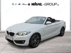 BMW 220 d CABRIO SPORT LINE AUT NAVI PROF LEDER ALARM GRA