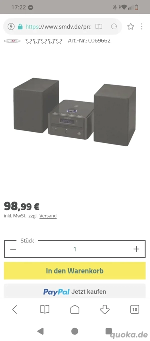 Stereoanlage zum mega preis 