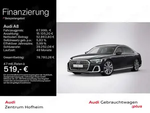Audi A8 60 TFSIe*EUPE 145.120*Air*BO*HUD*Pano*HD Mat