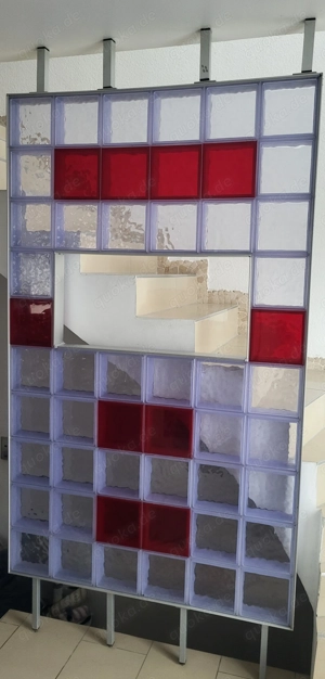 Raumteiler aus Plexiglas Glasbausteine 