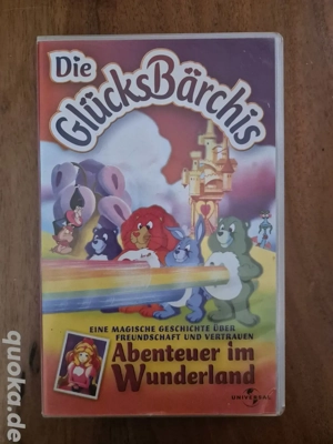 Die Glücksbärchis Abenteuer im Wunderland VHS Kassette