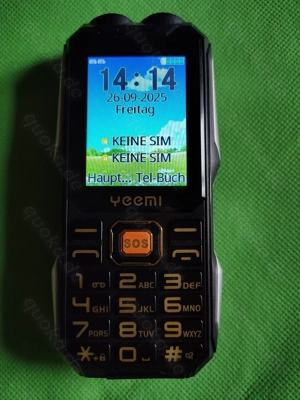 Robustes 4G Seniorenhandy Dual Sim Wie Neu!