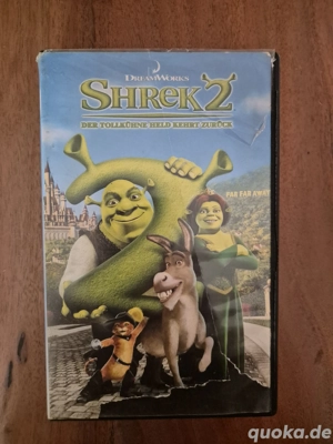 Shrek 2 VHS Kassette 