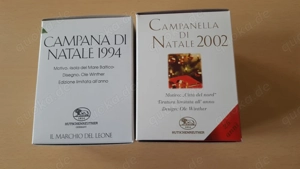 Weihnachtsglocken von Hutschenreuther von 1994 bis 2002 durchgehend