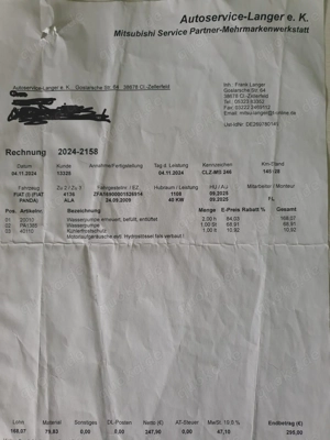 Fiat Panda 1.1 Baujahr 2009 ideal für Bastler