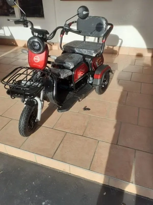 3 Rad Elektro Roller,  Starke Motor1000 W, und Batteri 60V, 2 Sitze +Kind, Reichweiter bis zu 90 Km  Bild 7