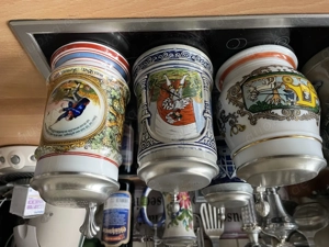 Bierkrüge mit Zinndeckel, Humpen, Sammlerstücke 6  Bild 3