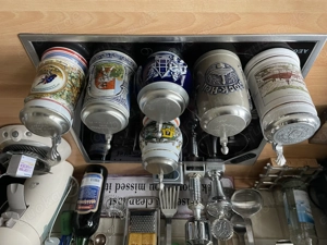 Bierkrüge mit Zinndeckel, Humpen, Sammlerstücke 6  Bild 5