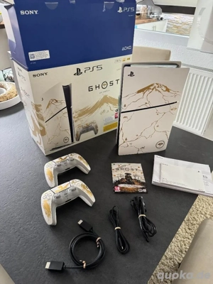 neue sony PlayStation 5 slim Ghost of yotei 1TB Limited Edition mit OVP und 2 original controller 
