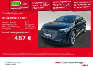 Audi Q4 e-tron Q4 Sportback 45 e-tron S line AHK ACC Nav Kamera