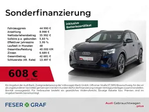 Audi Q4 e-tron S line 35 Pano/Wärmepumpe/AHK/Head-Up