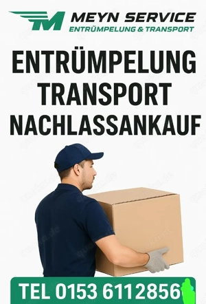 Meyn-Service Entrümpelung Transport Nachlassankauf