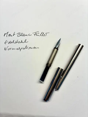 Mont Blanc Füller Edelstahl SlimLine