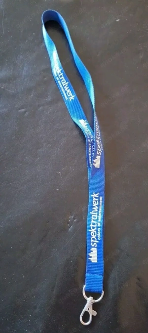 Schlüsselband Logo Spektralwerk Schlüsselanhän 47cm lang Karabine